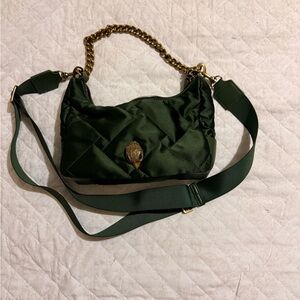 Kurt Geiger  Green  Shoulder Bag with Gold Chain and Crossbody